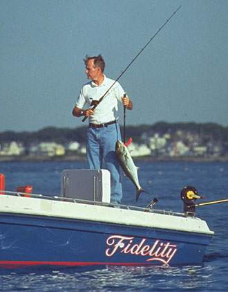 President Bush 41 fishing